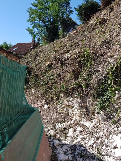 Eagles Cliff stabilisation, Dartford