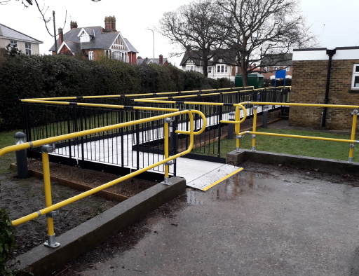 A new wallway was installed as part of the works at Victoria Memorial Hospital in Deal
