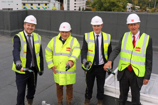 Canary Quay, Norwich Topping out