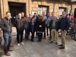 Cambridge office embrace a city tour challenge for their team building event