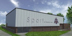 Work begins on brand new £2 million school sports hall