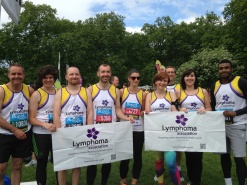 Ingleton Wood Running Team Complete the BUPA London 10k in Aid of Lymphoma Association