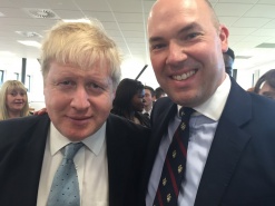Boris Johnson MP Opens Chislehurst and Sidcup New Sixth Form Block