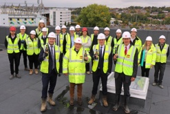 Topping out ceremony marks important milestone in creation of new homes for Norwich