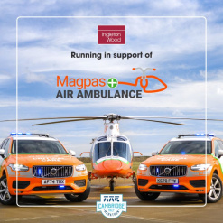 Runners from Ingleton Wood take on Cambridge Half Marathon in aid of Magpas Air Ambulance